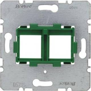 Berker Dataudtag indsats euro for 2x systimax modular jack (grøn)