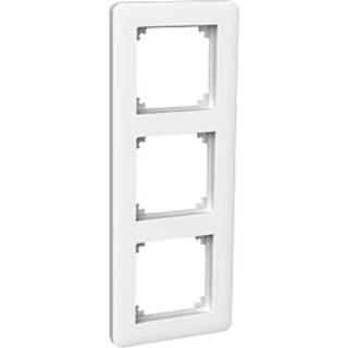 Schneider Electric Kombinationsram, 3-fag, hvid, blank, Exxact Primo