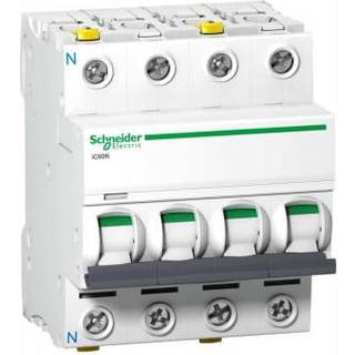 SCHNEIDER AUTOMATSIKRING C25A 3P+N 6KA 4M A9F04725