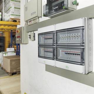 Spelsberg Fordelingstavle 2 rækker, 28 moduler, 150 mm ak 28