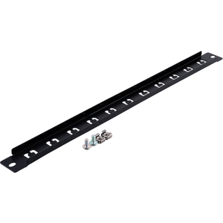 Deltaco 19" cable management plate 1U