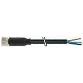 Murrelektronik Føler-/sensorkabel m8 hun lige 3-polet med kabel 3x0,25mm2 sort pur egnet til kabelkæde 5 meter