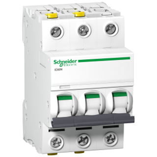 Schneider automatsikring IC60N 3P 6A D