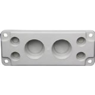 FIBOX Flange MB10019-PM// OEZXC 2, 4XPG16 + 2XPG36