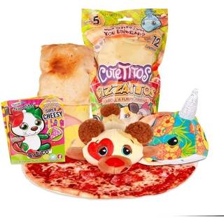 Cutetitos Pizzaitos - Overraskede udstoppede dyr - Samlerobjekter Pizza Plush - Alder 3+ - Serie 5