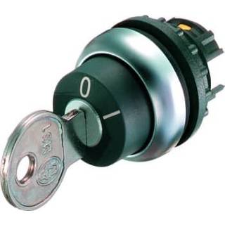 Eaton Nøgleomskifter, 3 still, sort, 22 mm
