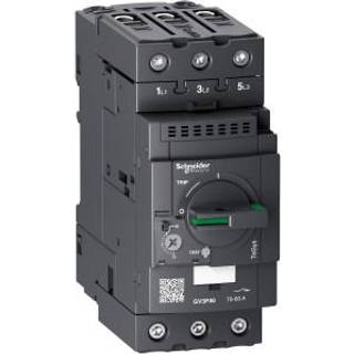 Schneider Electric TeSys GV3 motorværn 3P 70-80a thermisk/magnetisk udkoblingsrelæ, til din-skinne montage og med everl