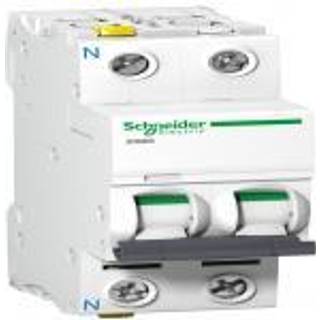 Schneider Acti9 iC60N 1P-N 25A Dobbelt terminal C-karakteristik 6/10kA 230V Bredde 36mm