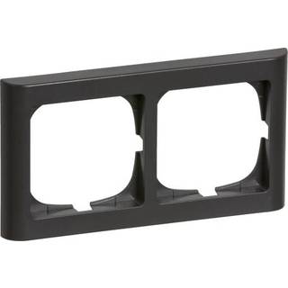LK FUGA Softline 63 ramme 2x1 modul vandret, koksgrå