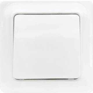 Malmbergs Gamma afbryder 1-polet/trappe Hvid