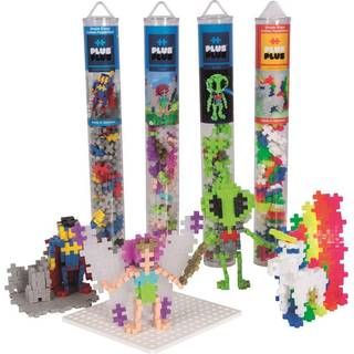 Plus-Plus Byggesæt med Bundplade & Tube Figurer 4x100 Dele