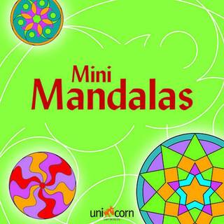 Mandalas Mini-Malebog - Grøn Tema - 32 sider