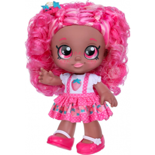 Kindi Kids storesøster Berri D'lish - dukke med pink hår - 28 cm