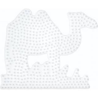 Hama Midi, stiftplade, kamel, hvid [Levering: 1-2 dage]
