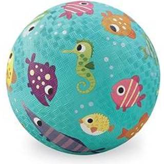 Crocodile Creek Rubber Playground Ball Ships Deflated PVC-Free Durable Design til udend?rs spil og aktiv boldsport i b?rn i alderen 3 ?r og op 7