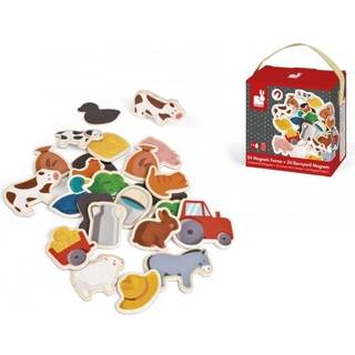 Farm Magnets - Wood (24 pieces)