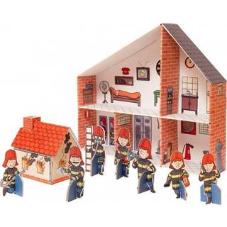 small foot Brandstation/Dukkehus i Pap