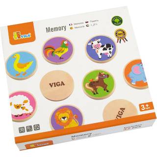 Vendespil m dyr i træ - Viga - Fra 3 år.