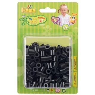 Hama Maxi, perler, 250 stk., sort (18) [Levering: 1-2 dage]