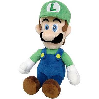 Lille Buddy Super Mario All Star Collection 1415 Luigi udstoppet plys 10 """" Flerfarvet