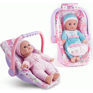 MY BABY - Autostol med dukke - Lyseblå