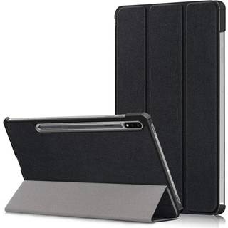 Tri-fold etui med stativfunktion til Galaxy Tab S7 11"", Sort