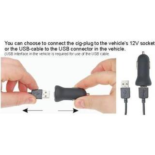 BRODIT 521840 Brodit Aktiv Holder Justerbar telefonholder Bredde: 62-77 mm. Tykkelse: 6-10 mm Med USB-C