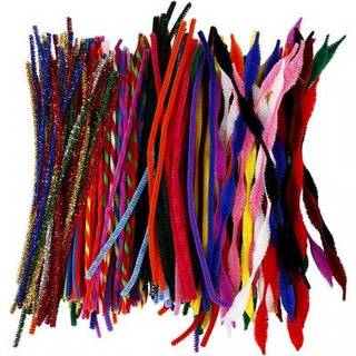 Chenille Piberensere, 30,5 cm, 250 stk. Ass. Farver