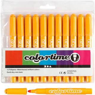 Colortime Varm Gul Tusch 5 mm - 12 stk.