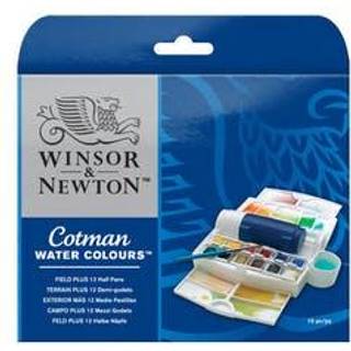 WINSOR Cotman watercolour field box plus