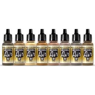 Vallejo Model Air Ruins Rubble 8 x 17ml. [Levering: 1-2 dage]