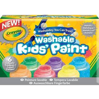 Crayola Washable Metallic Paints - 6 stk