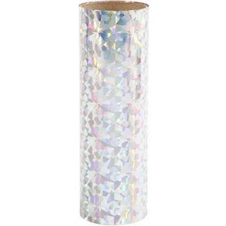 Sølv Dekorationsfolie 15,5 cm x 50 cm - Elegant Finish