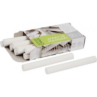 Hvide Tavlekridt 8 cm - 10x10 stk. i Pakke