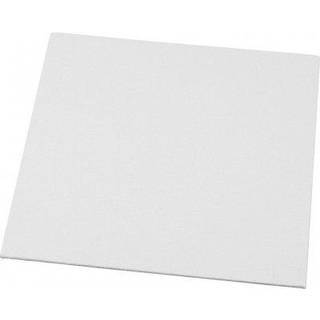 Hvid Malerplade 20x20 cm - 3 mm Tykkelse, 1 stk.