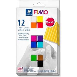 Staedtler FIMO soft sæt. 12 x ½ blok, Basic