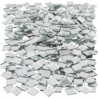 Spejlmosaik 10x10 mm - 500 stk. til kreative projekter