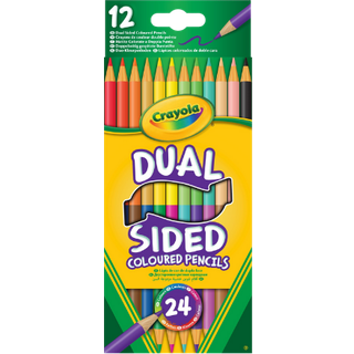 Crayola Dual Sided Farveblyanter - 12 stk