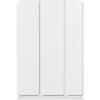 Apple iPad 10.2 2021/2020/2019 Trifoldet Stand Tablet-Taske - Hvid