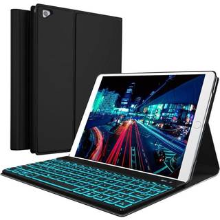Baggrundsbelyst tastaturetui til iPad mini 4/5, sort