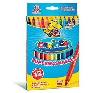 Carioca Fine Tip Tuscher - 12 stk - Multifarvet