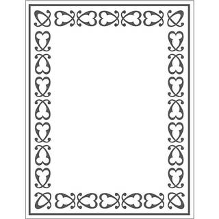 Prægeskabelon 11x14 cm til kreativ embossing