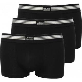 Jockey 3-pak Cotton Stretch Short Trunk - Black - XX-Large * Kampagne *
