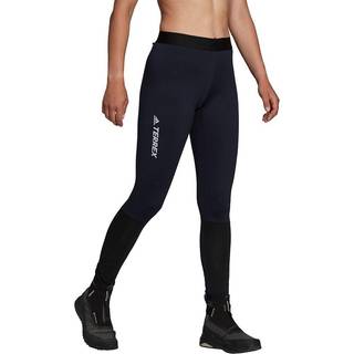 adidas X-Country Running Tights Women - Blue, Size 10 - blue
