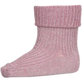 MP Denmark - Ida Viscose Rib Ankelstrømper - Wishful Rose - 17-18