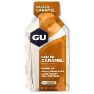 GU Energi Gel med Koffein (Saltet Karamel) - ONESIZE Unisex, Øget Energi til Løb