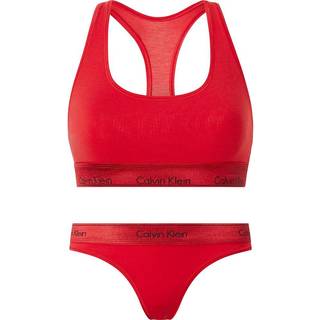 Calvin Klein Modern Cotton Metallic Set - Red - X-Small