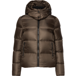 Calvin Klein - Shiny Short Jacket - Damejakker - Black Olive - XS