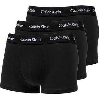 Calvin Klein 3-pak Cotton Stretch Low Rise Trunks - Black 992 - Medium