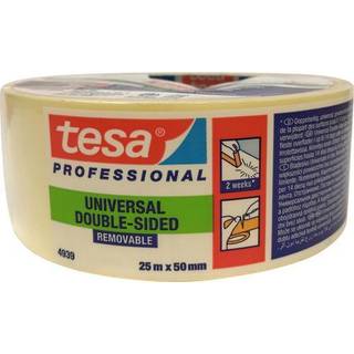 tesa dobbeltklæbende tæppetape 4939, aftagelig, 50 mm x 25 m